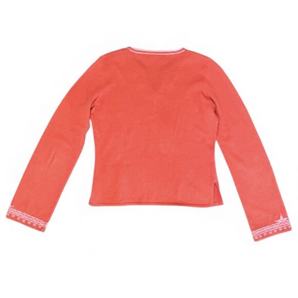 Sleeping On Snow Anthropologie Sweater M Embroidered Boho Pull Over Knit Hippie - Picture 2 of 10